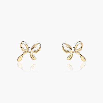 Minimalist Bow Tie Studs