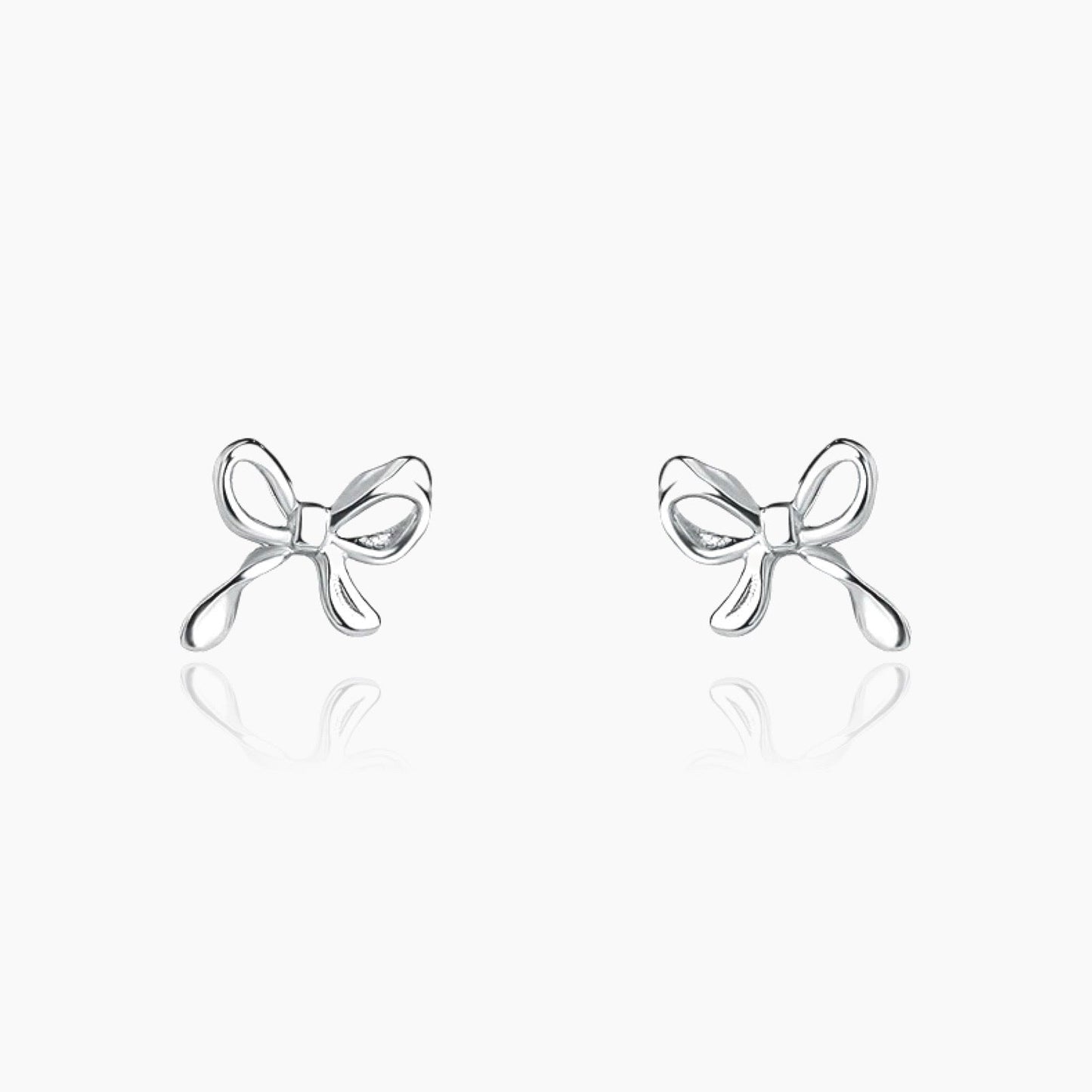 Minimalist Bow Tie Studs