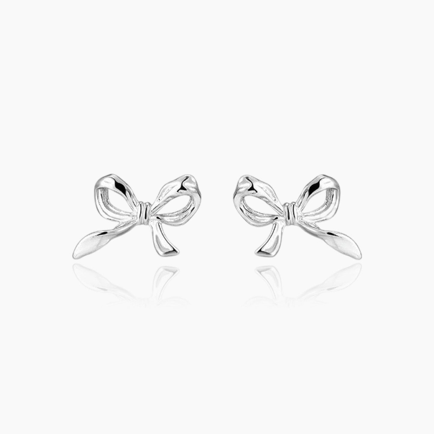 Minimalist Bow Tie Studs