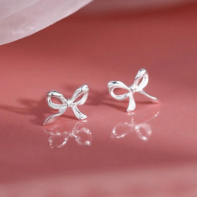 Minimalist Bow Tie Studs