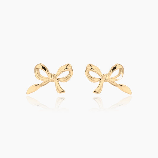 Minimalist Bow Tie Studs