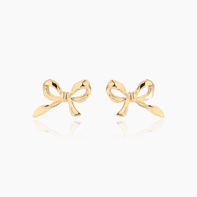 Minimalist Bow Tie Studs