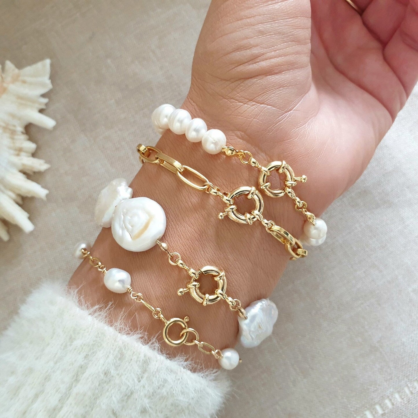 Baroque Pearl Bracelet