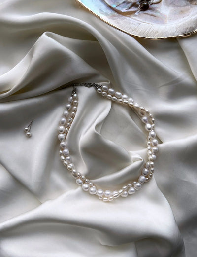 Natural Pearl Layered Necklace