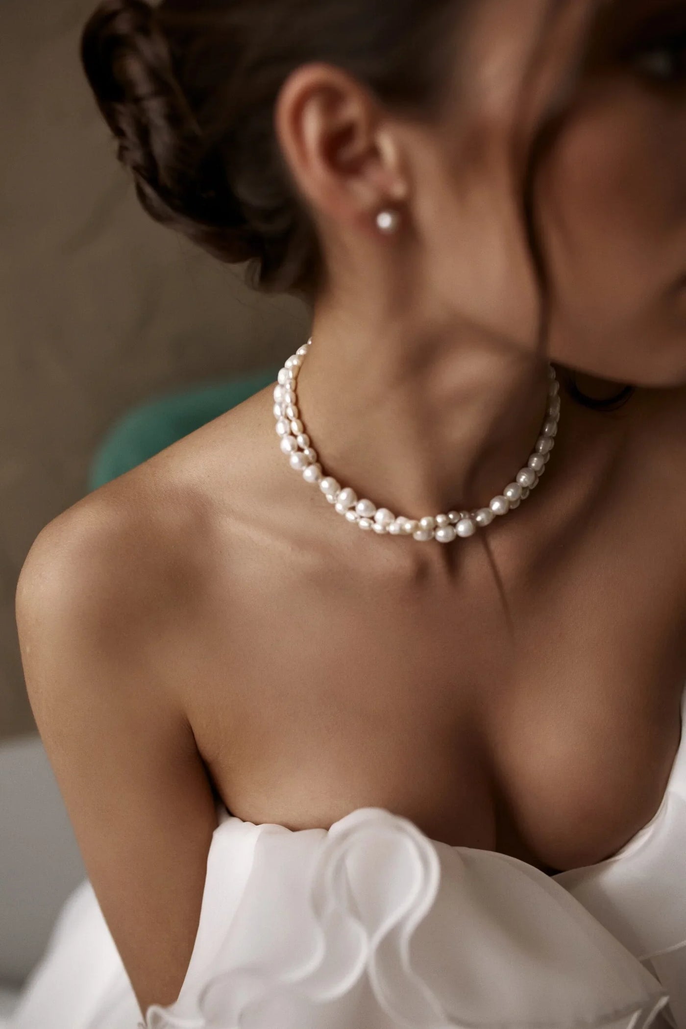 Natural Pearl Layered Necklace