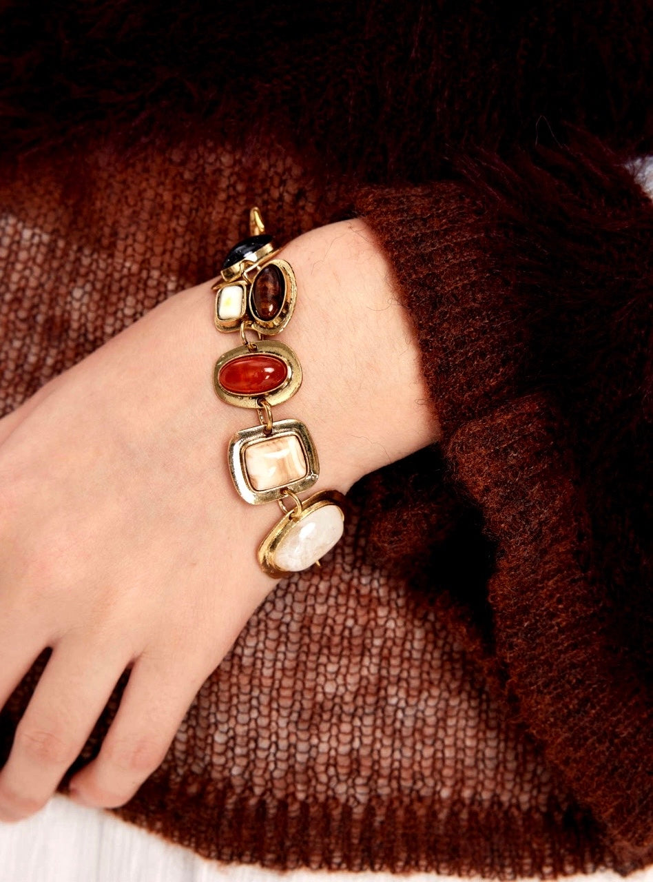 Natural Stone Boho Bracelet