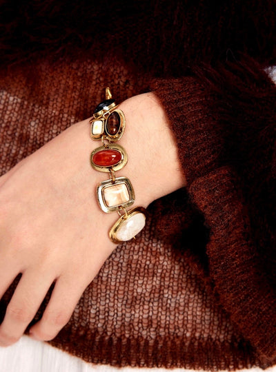 Natural Stone Boho Bracelet