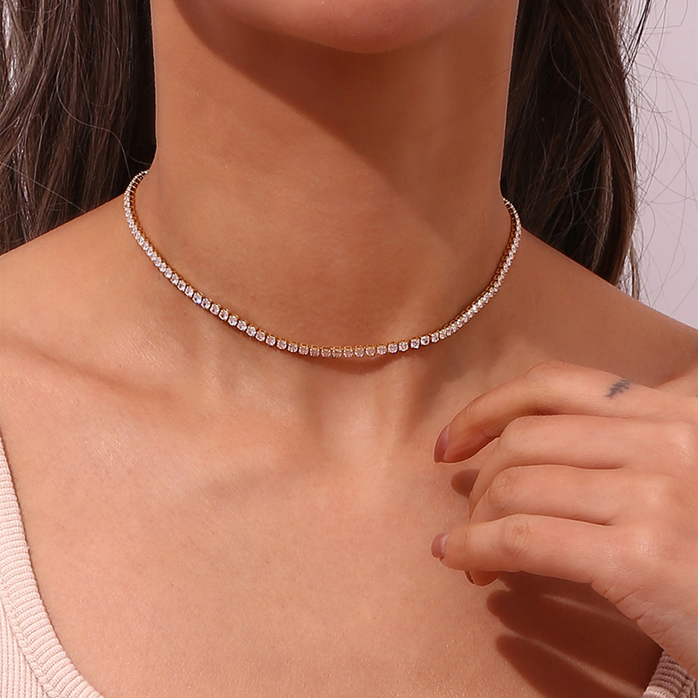 Diamanten tennisketting - Isolde