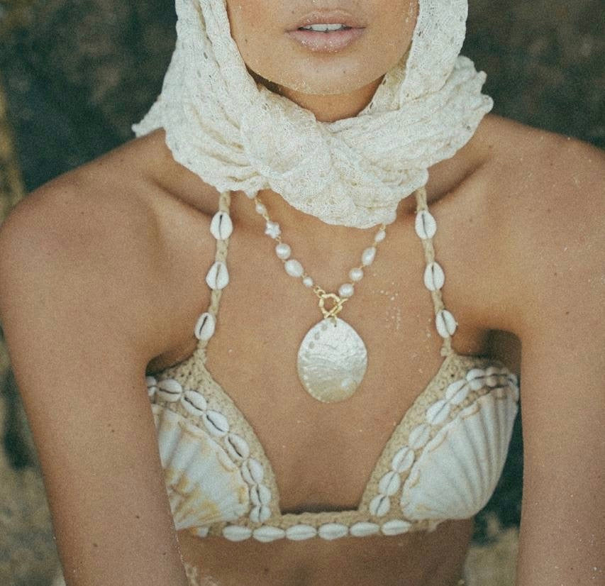 Ocean’s Secret Natural Shell Necklace