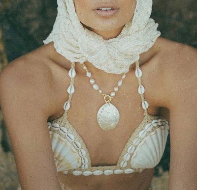 Ocean’s Secret Natural Shell Necklace