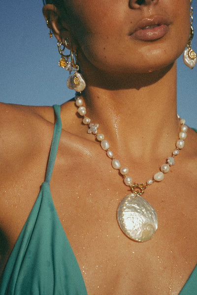 Ocean’s Secret Natural Shell Necklace