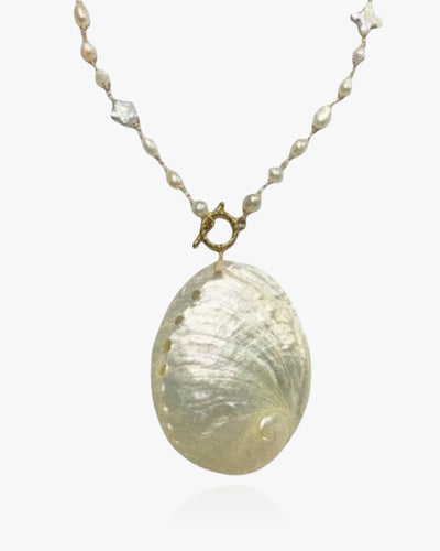 Ocean’s Secret Natural Shell Necklace