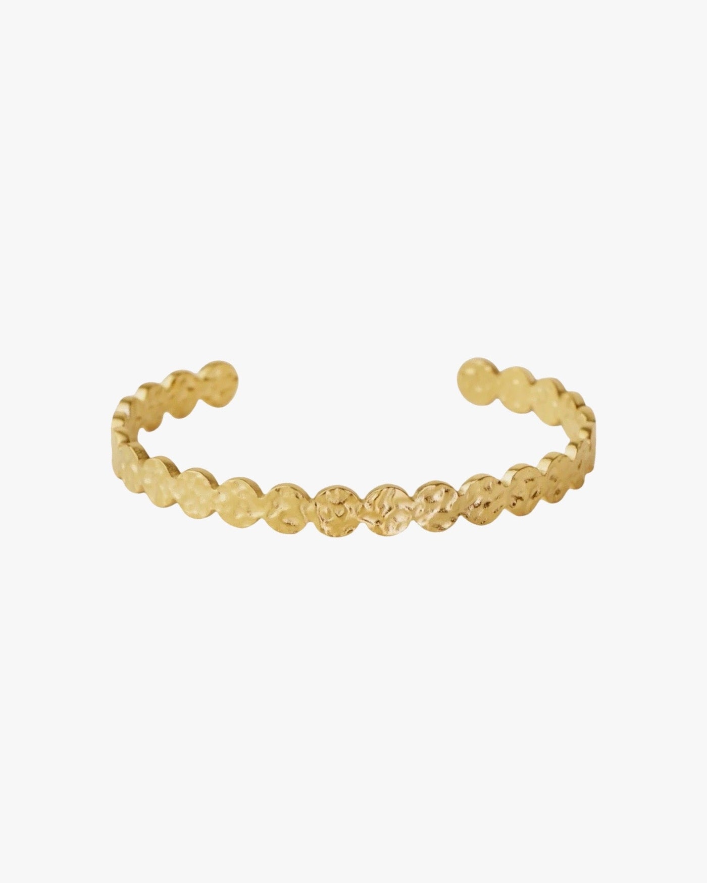 Organic Circles Bangle Bracelet