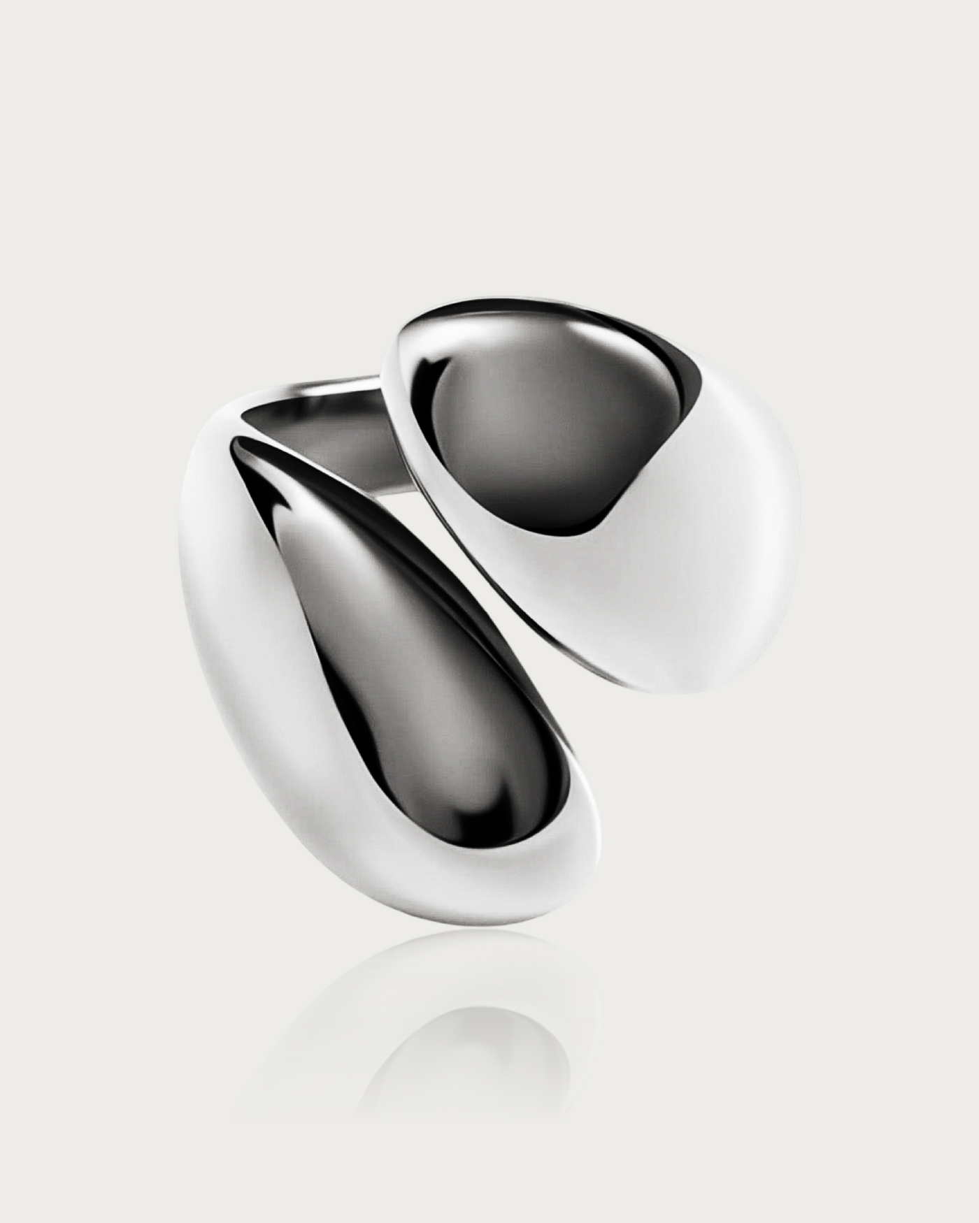 Organic Shape Wrap Around Ring