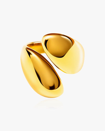 Organic Shape Wrap Around Ring