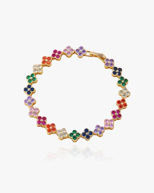 Rainbow Clover Bracelet