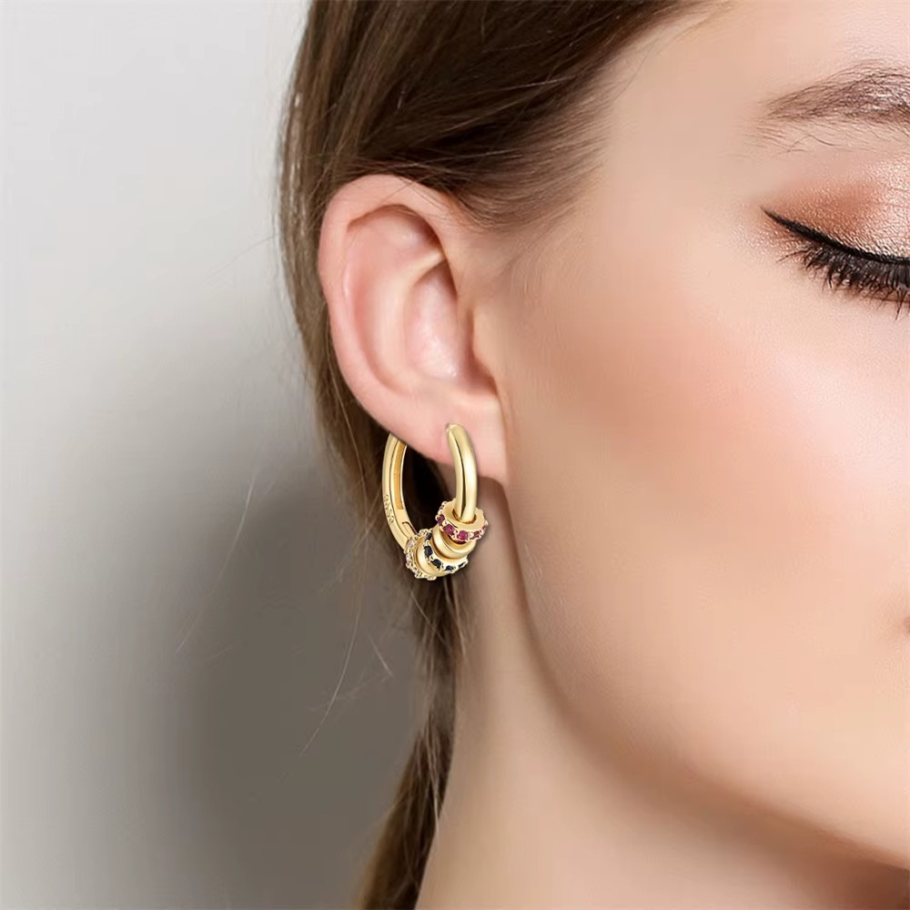 Carnival Hoop Earring