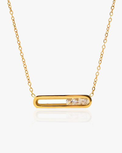 Sliding Crystals Necklace