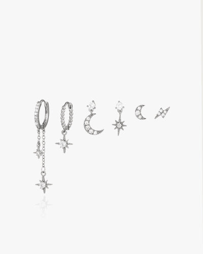 Starry Night Earrings Set