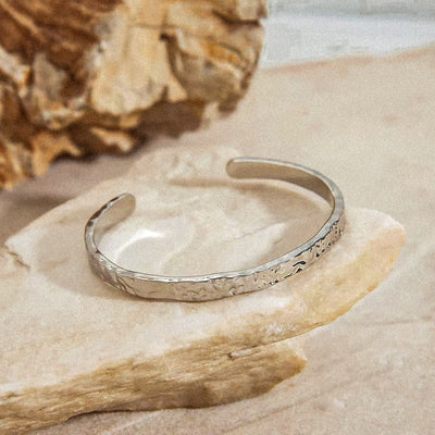 TEYA Textured Cuff Bracelet