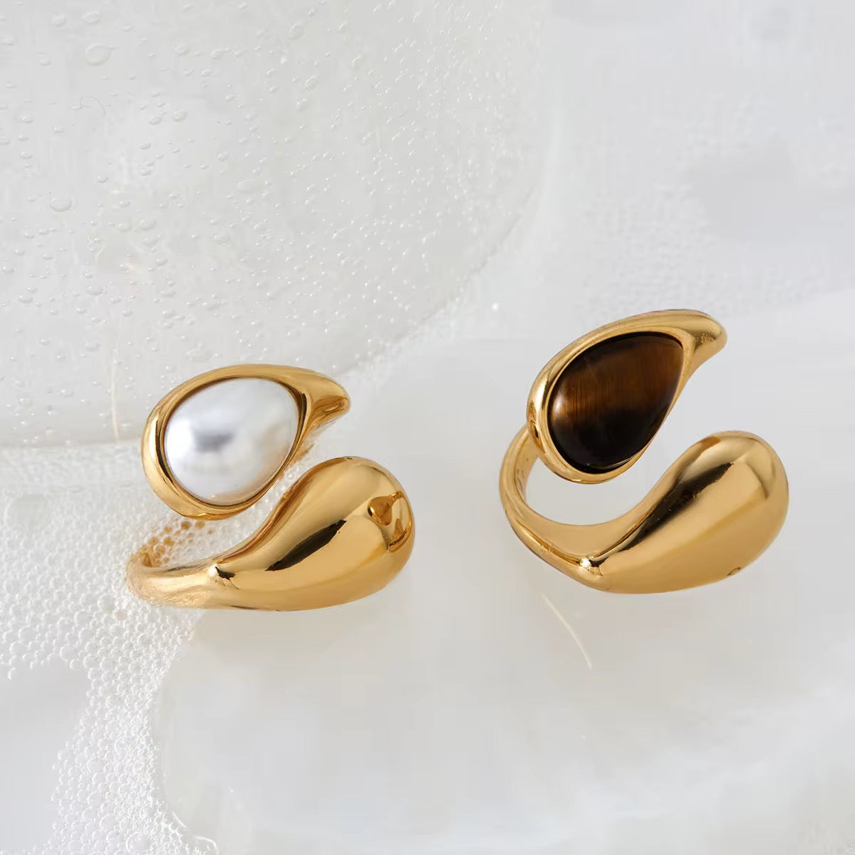 Tiger’s Eye Wrap Around Ring