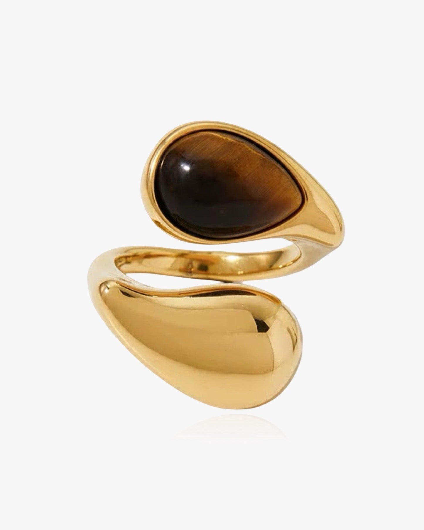 Tiger’s Eye Wrap Around Ring