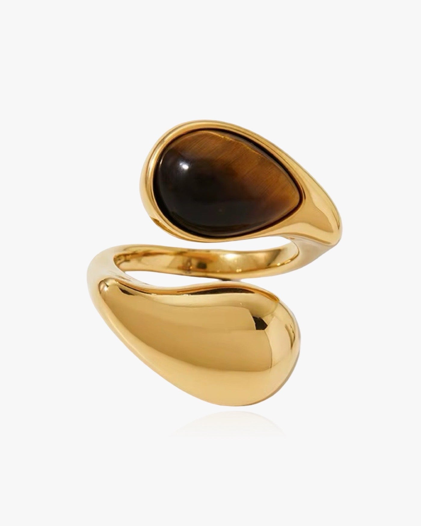 Tiger’s Eye Wrap Around Ring