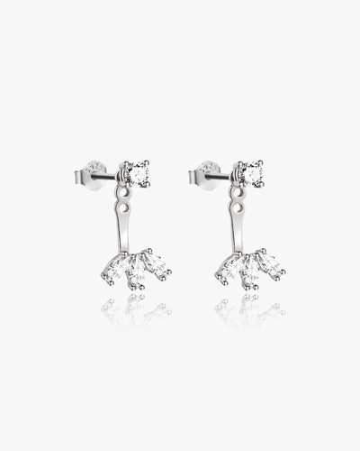 Trio Jacket Earrings Sterling Silver