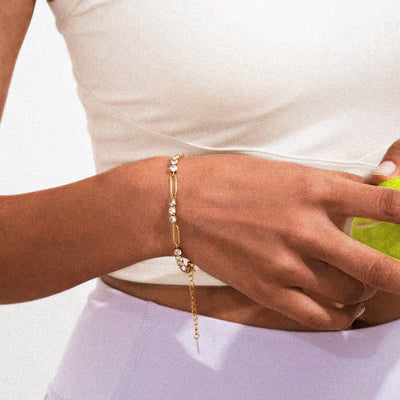 Triple Gemstone Bracelet