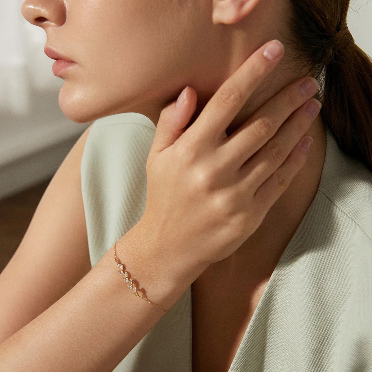 Wheat Crystal Bracelet