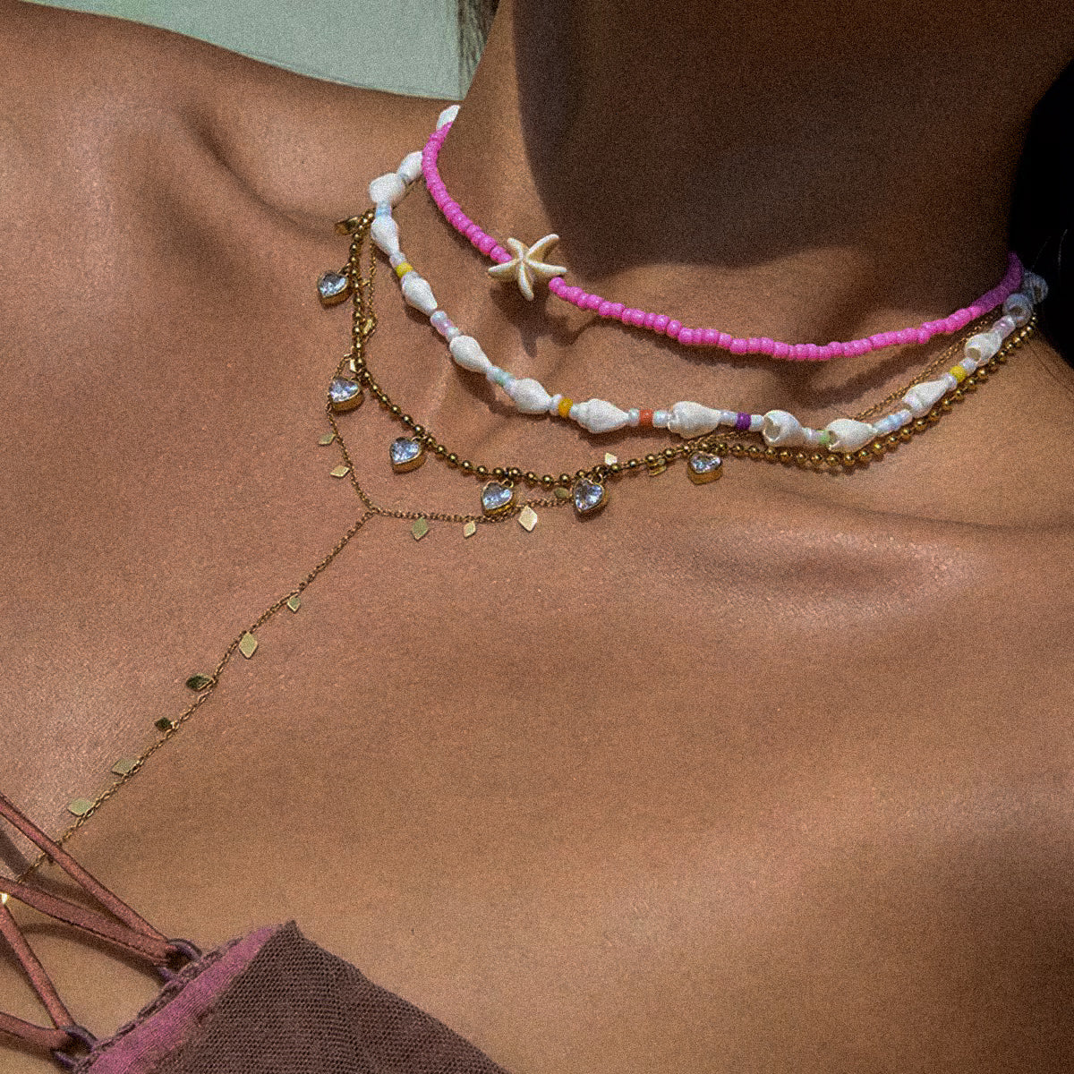 Y-Shape Leaves Necklace