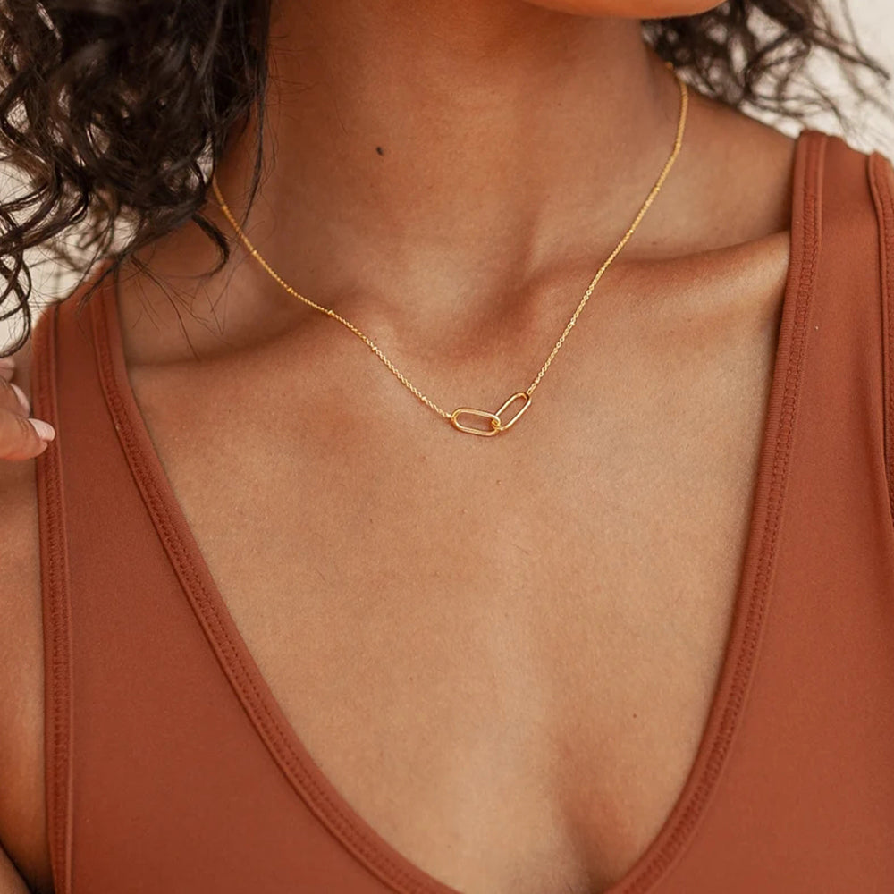 Forever Linked Necklace (Gold)
