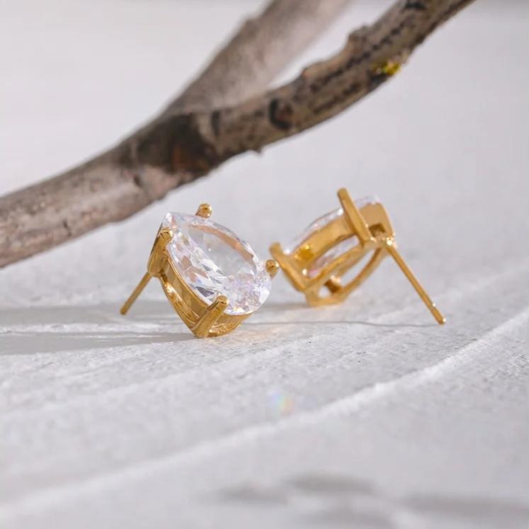 Zirconia Stud Earring