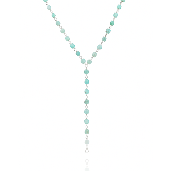 Amazonite Y-Shape Necklace