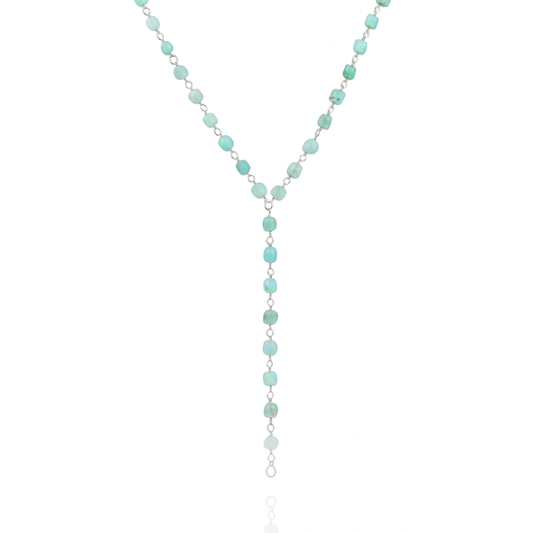 Amazonite Y-Shape Necklace