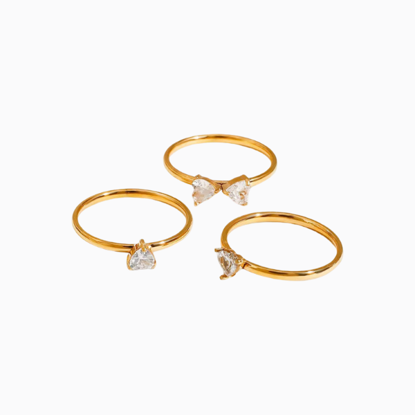 Clover Stackable Ring Set