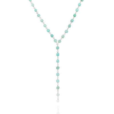 Amazonite Y-Shape Necklace